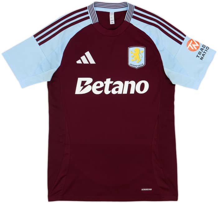 2024-25 Aston Villa Authentic Home Shirt M.Rogers #27 - 10/10 - (S)