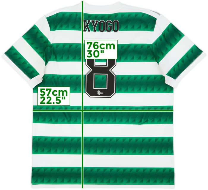 2022-23 Celtic Home Shirt Kyogo #8 - 5/10 - (XL)