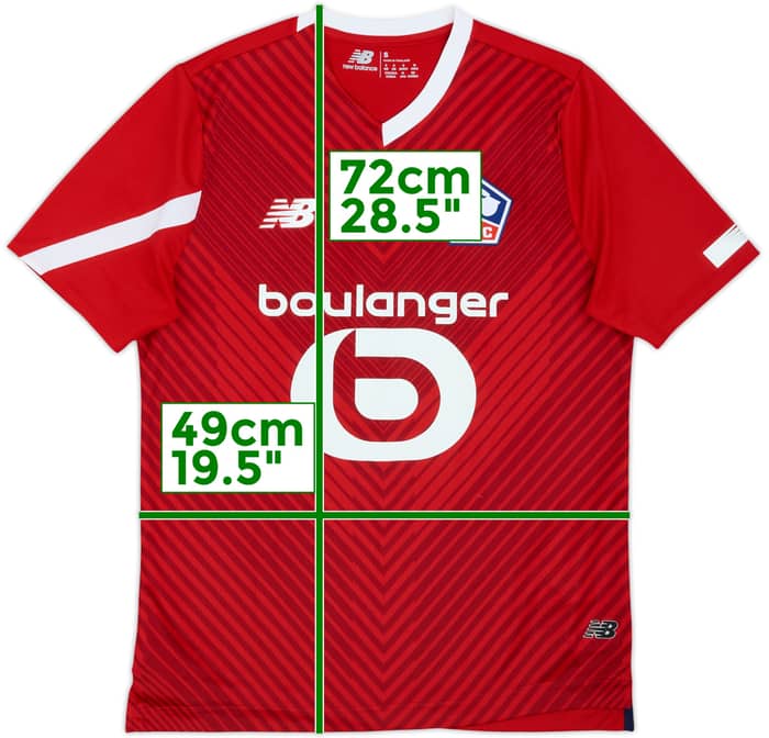 2023-24 Lille Home Shirt - 9/10 - (S)