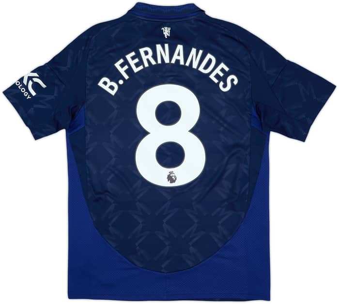 2024-25 Manchester United Away Shirt B.Fernandes #8 - 8/10 - (M)