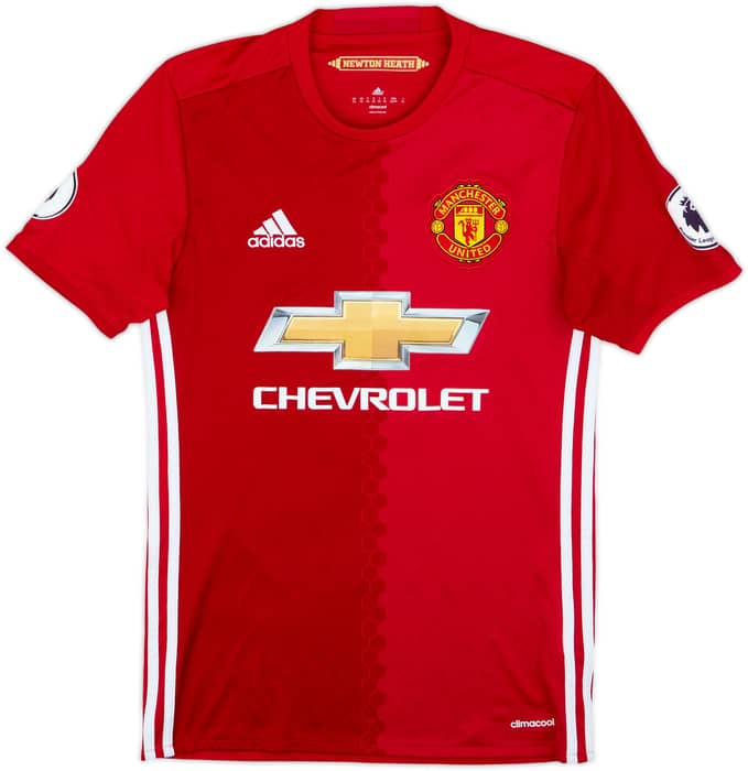 2016-17 Manchester United Home Shirt Pogba #6 - 8/10 - (XS)