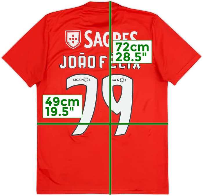 2018-19 Benfica Home Shirt Joao Felix #79 - 6/10 - (S)