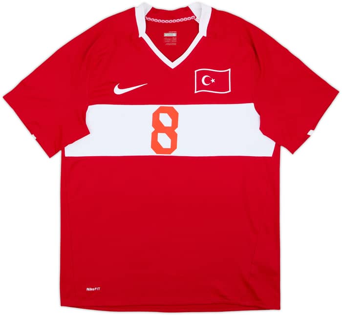 2008-10 Turkey Home Shirt Nihat #8 - 8/10 - (S)