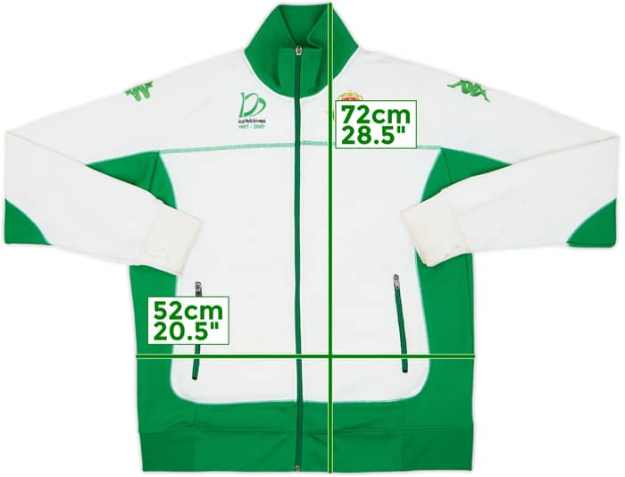 2007-08 Real Betis Kappa Chaqueta de chándal - 5/10 - (M)