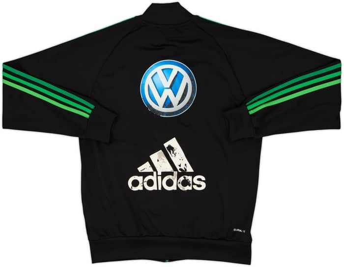 Chaqueta de chándal adidas versión jugador del Wolfsburg 2011-12 #3 - 4/10 - (S)