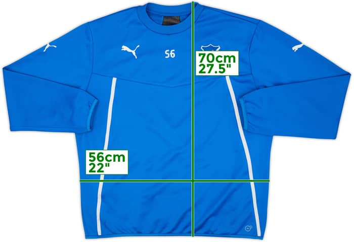 Sudadera versión jugador Puma del Hoffenheim 2010-11 #56 - 7/10 - (XL)
