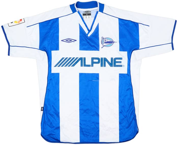 2002-03 Alaves Home Shirt - 7/10 - (S)