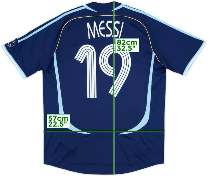 2006-07 Argentina Away Shirt Messi #19 - 10/10 - (L)