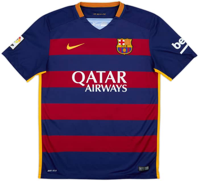 2015-16 Barcelona Home Shirt Messi #10 - 9/10 - (M)