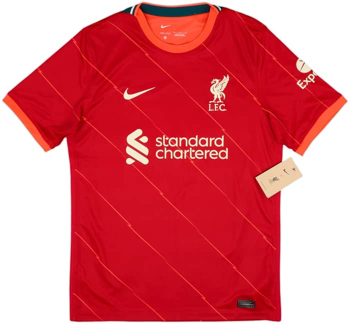 2021-22 Liverpool Home Shirt Virgil #4 (M)