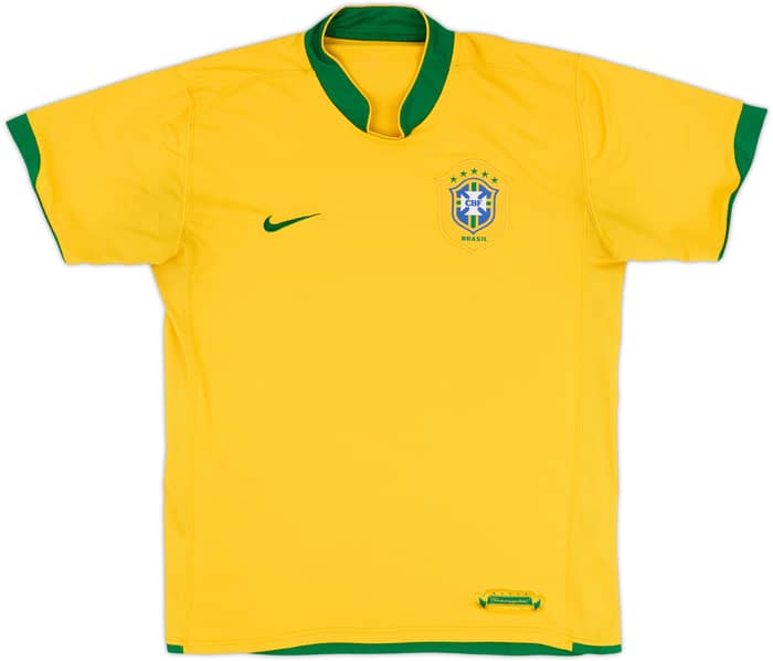 2006-08 Brazil Home Shirt - 4/10 - (M)