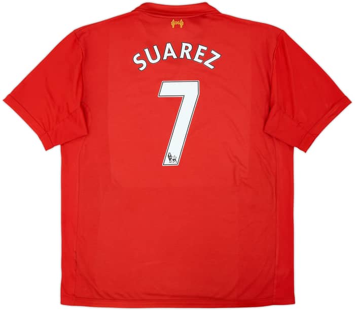 2012-13 Liverpool Home Shirt Suarez #7 - 6/10 - (3XL)