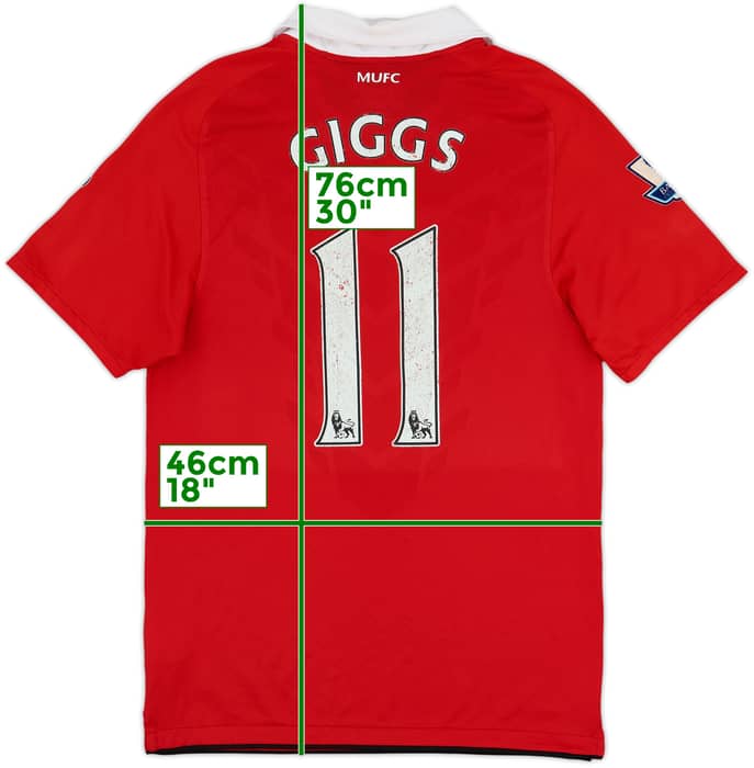 2010-11 Manchester United Home Shirt Giggs #11 - 5/10 - (S)