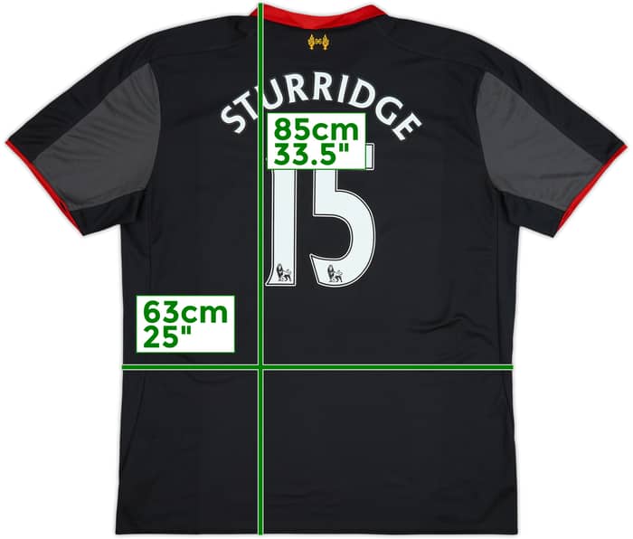 2014-15 Liverpool Tercera Camiseta Sturridge #15 - 8/10 - (3XL)