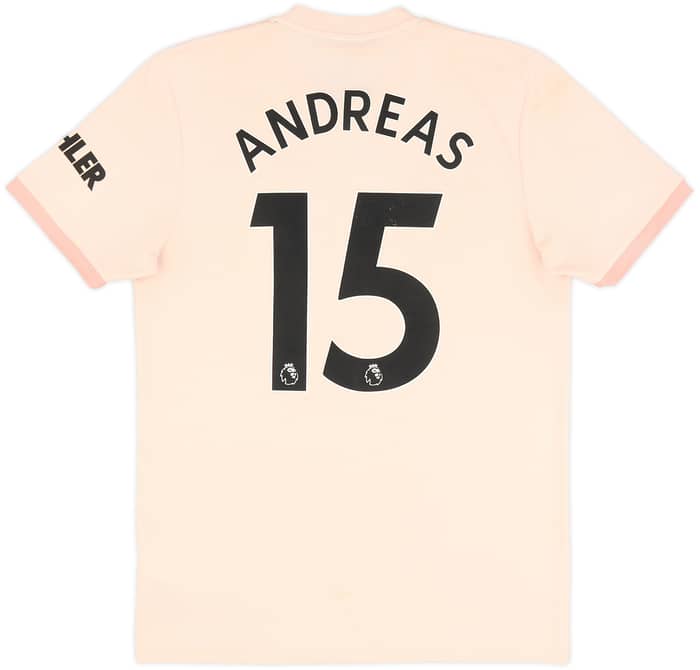 2018-19 Manchester United Away Shirt Andreas #15 - 6/10 - (M)