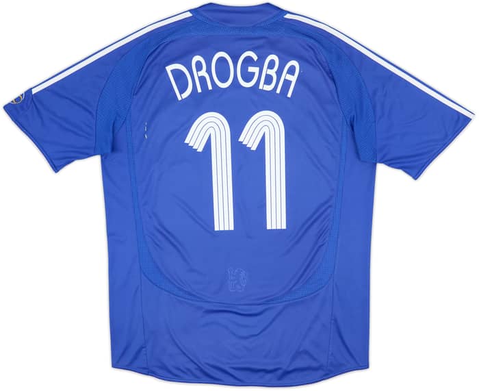 2006-08 Chelsea Home Shirt Drogba #11 - 5/10 - (L)