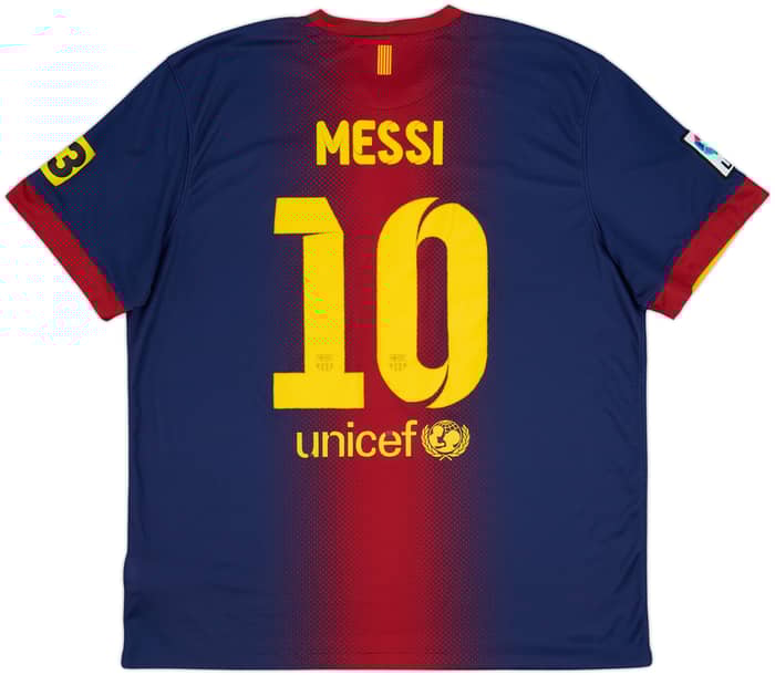 2012-13 Barcelona Home Shirt Messi #10 - 5/10 - (XL)