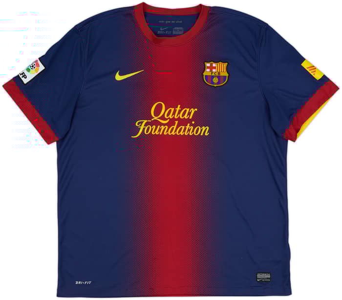 2012-13 Barcelona Home Shirt Messi #10 - 5/10 - (XL)