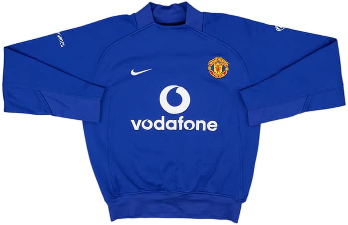 2005-06 Manchester United Nike Drill Top - 8/10 - (S)