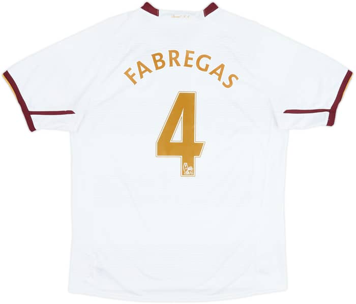 2007-08 Arsenal Away Shirt Fabregas #4 - 7/10 - (L)