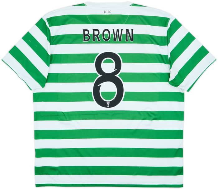 Camiseta de local '125th Anniversary' del Celtic 2012-13 Brown #8 - 6/10 - (XL)