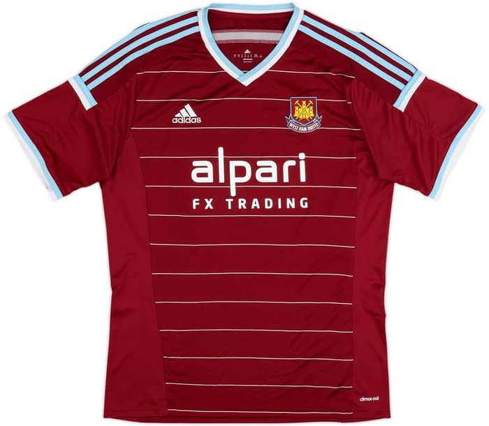 2014-15 West Ham Home Shirt Noble #16 - 9/10 - (XL)