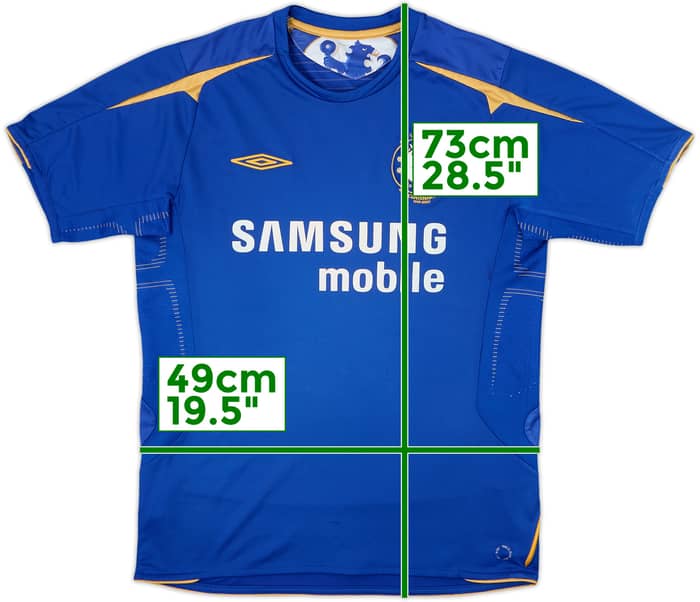 2005-06 Chelsea Centenary Home Shirt - 4/10 - (M)