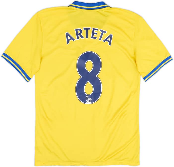 2013-14 Arsenal Away Shirt Arteta #8 - 7/10 - (S)