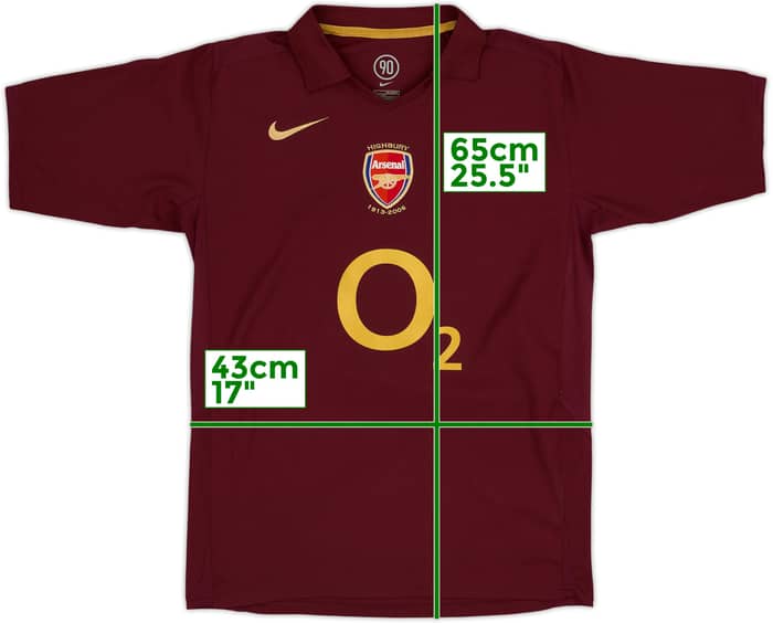 2005-06 Arsenal Home Shirt - 8/10 - (L.Boys)