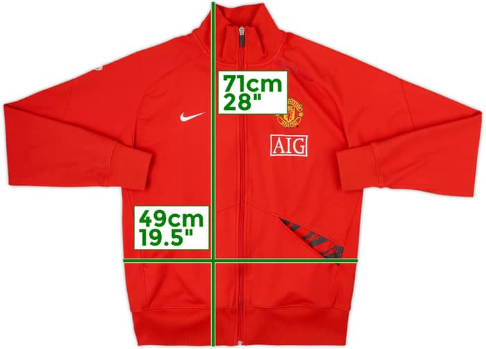 2007-08 Manchester United Nike Track Jacket - 7/10 - (M)