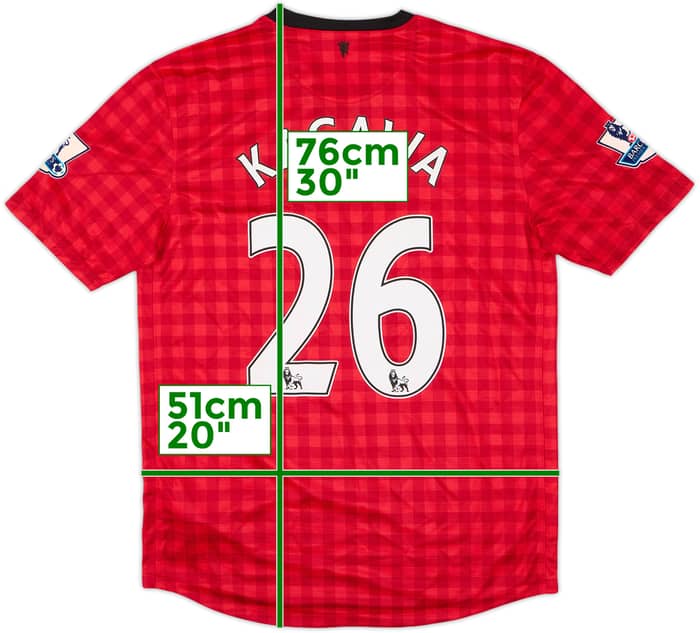 2012-13 Manchester United Home Shirt Kagawa #26 - 8/10 - (M)