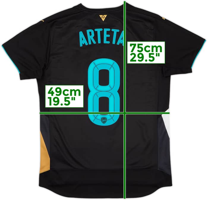 2015-16 Arsenal Third Shirt Arteta #8 - 8/10 - (M)
