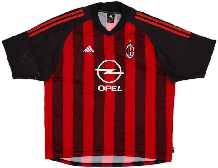 2002-03 AC Milan Home Shirt Shevchenko #7 - 5/10 - (XL)