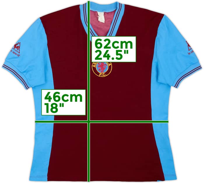 1981-82 Aston Villa Home Shirt - 7/10 - (S)