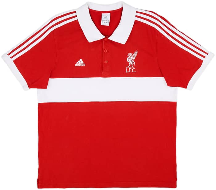 2008-09 Liverpool adidas Polo Shirt - 6/10 - (L)