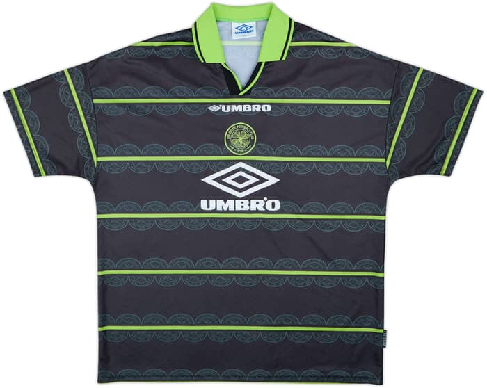 1998-99 Celtic Away Shirt Larsson #7 - 10/10 - (XXL)
