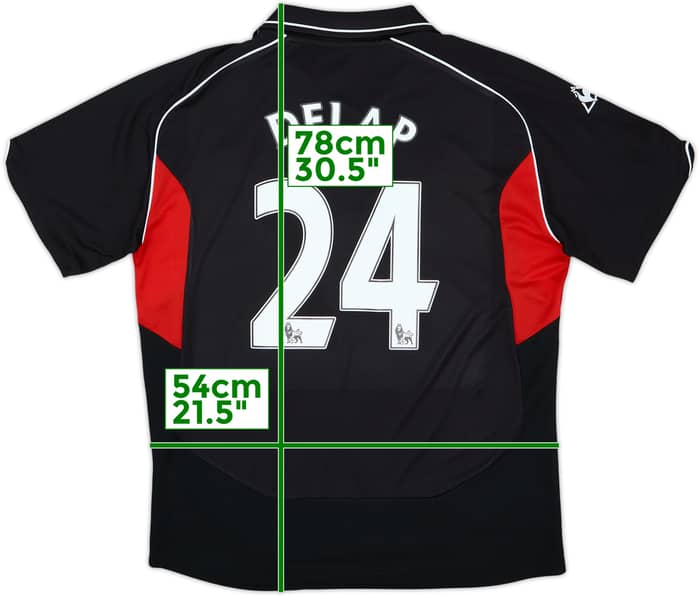 2009-10 Stoke City Away Shirt Delap #24 - 9/10 - (L)