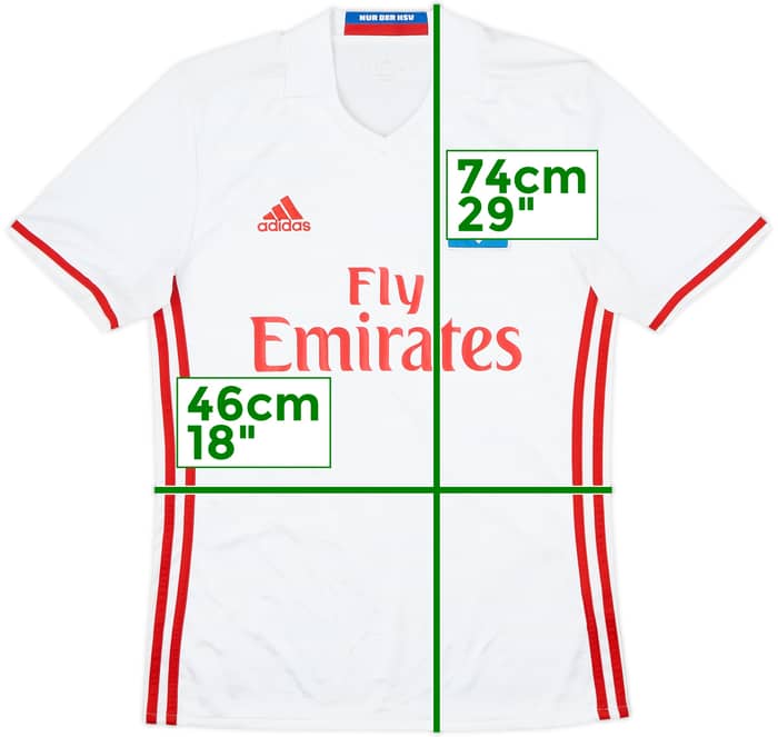 2016-17 Hamburg Home Shirt - 8/10 - (S)