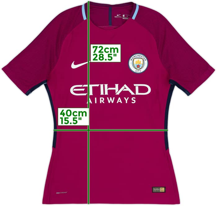 2017-18 Manchester City Player Issue Away Shirt #5 - 7/10 - (M)