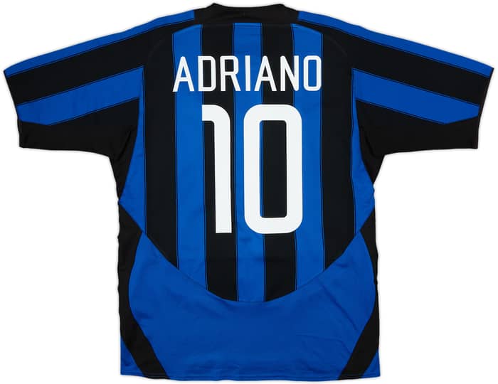 2003-04 Inter Milan Home Shirt Adriano #10 - 8/10 - (M)
