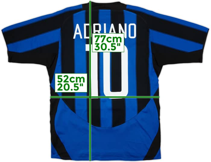 2003-04 Inter Milan Home Shirt Adriano #10 - 8/10 - (M)