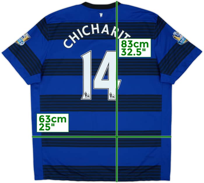 2011-13 Manchester United Away Shirt Chicharito #14 - 6/10 - (XXL)