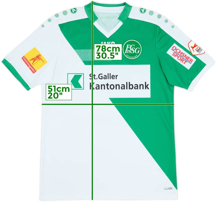 2016-17 St Gallen Youth Match Issue Home Shirt #2