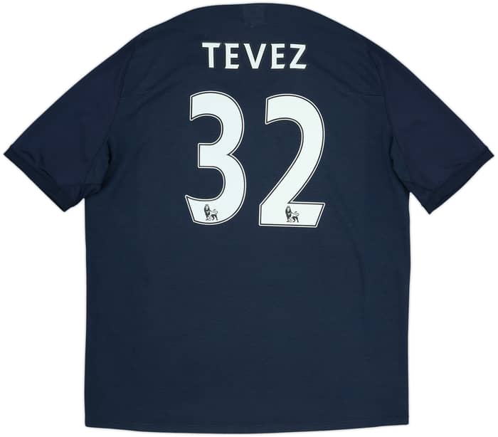 2010-12 Manchester City Away Shirt Tevez #32 - 7/10 - (XL)