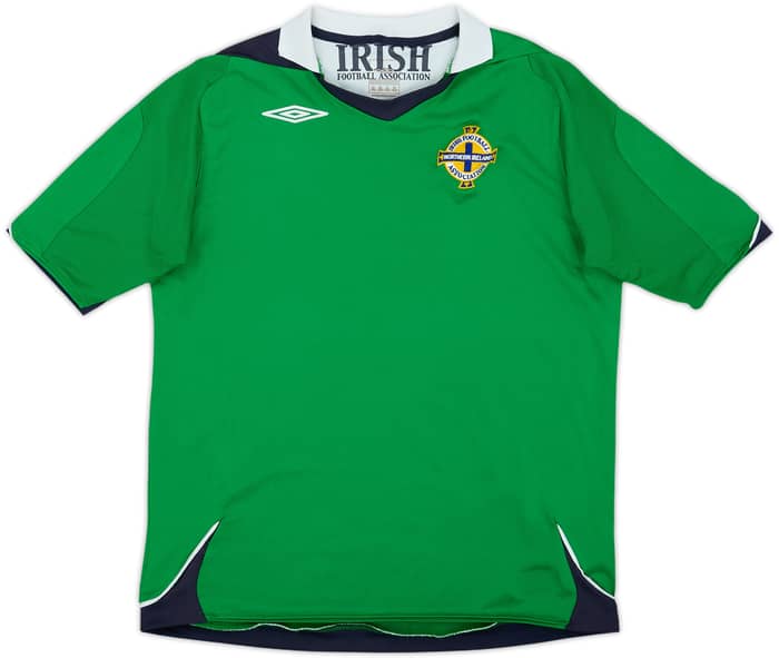 Camiseta de local de Northern Ireland 2006-08 - 7/10 - (L. Niños)