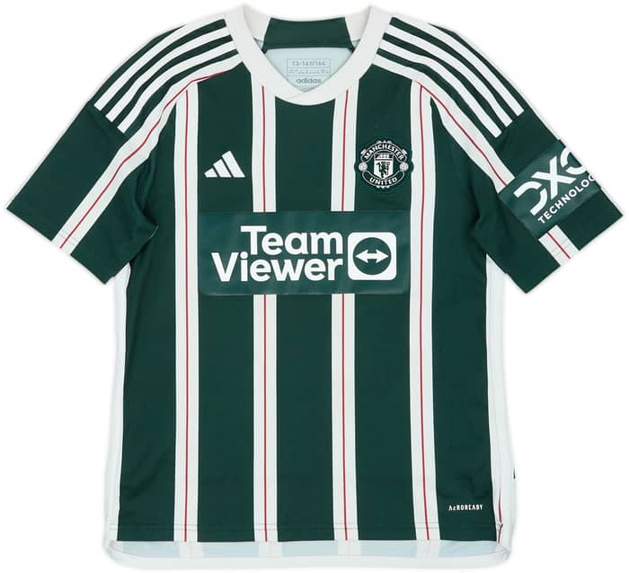 Camiseta de visitante del Manchester United 2023-24 B.Fernandes #8 - 6/10 - (13-14 años)