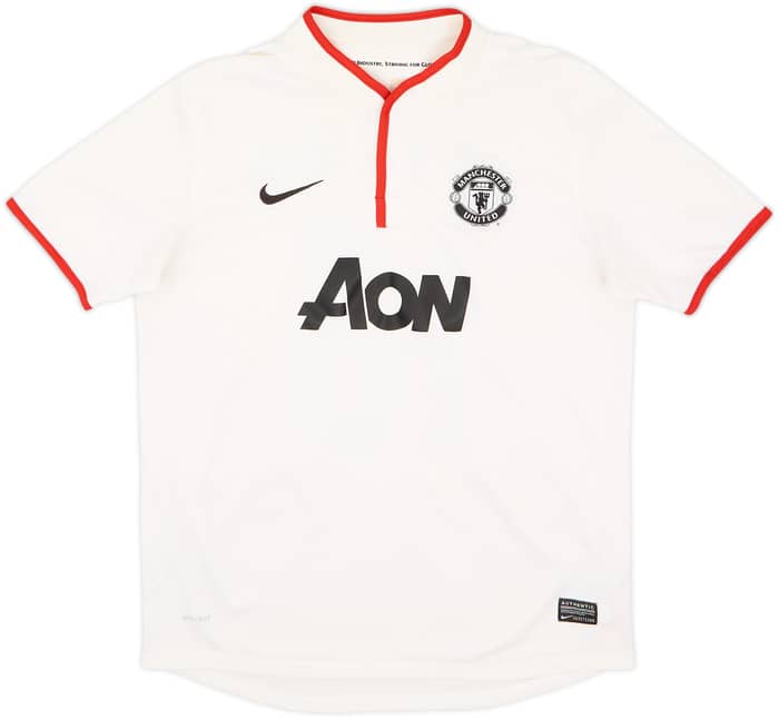 2012-14 Manchester United Away Shirt Carrick #16 - 8/10 - (XL.Boys)