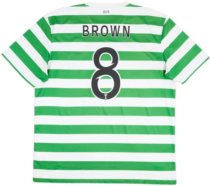 2012-13 Celtic '125th Anniversary' Home Shirt Brown #8 - 5/10 - (XL)