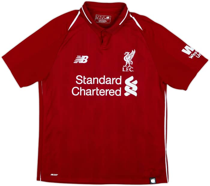 2018-19 Liverpool Home Shirt Virgil #4 - 5/10 - (S)