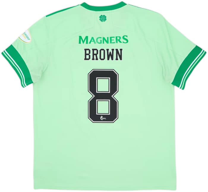 2020-21 Celtic Away Shirt Brown #8 - 7/10 - (XL)